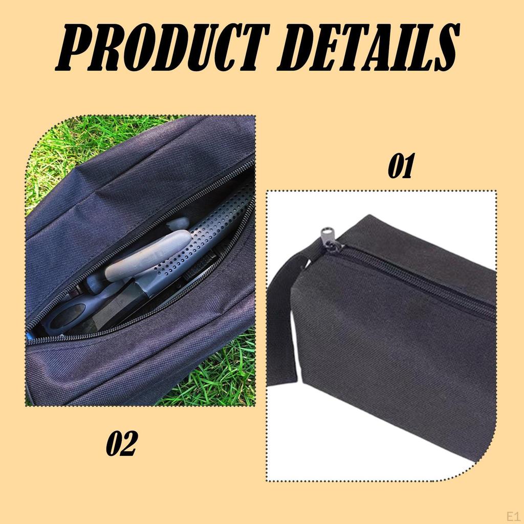 Compact Tool Bag with Zipper And Waterproof Oxford , Perfect for Carrying Tools Parts,