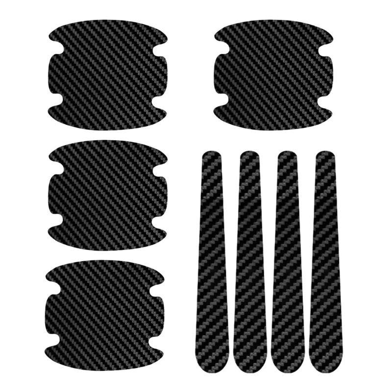 8Pcs Car Door Bowl Handle Sticker Invisible Car Exterior Decals Stickers Film