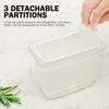 Herb Keeper Container Refrigerator Cilantro Vanilla Vegetables Fresh Preservation Box Large Capacity Kitchen Freshness Bottle