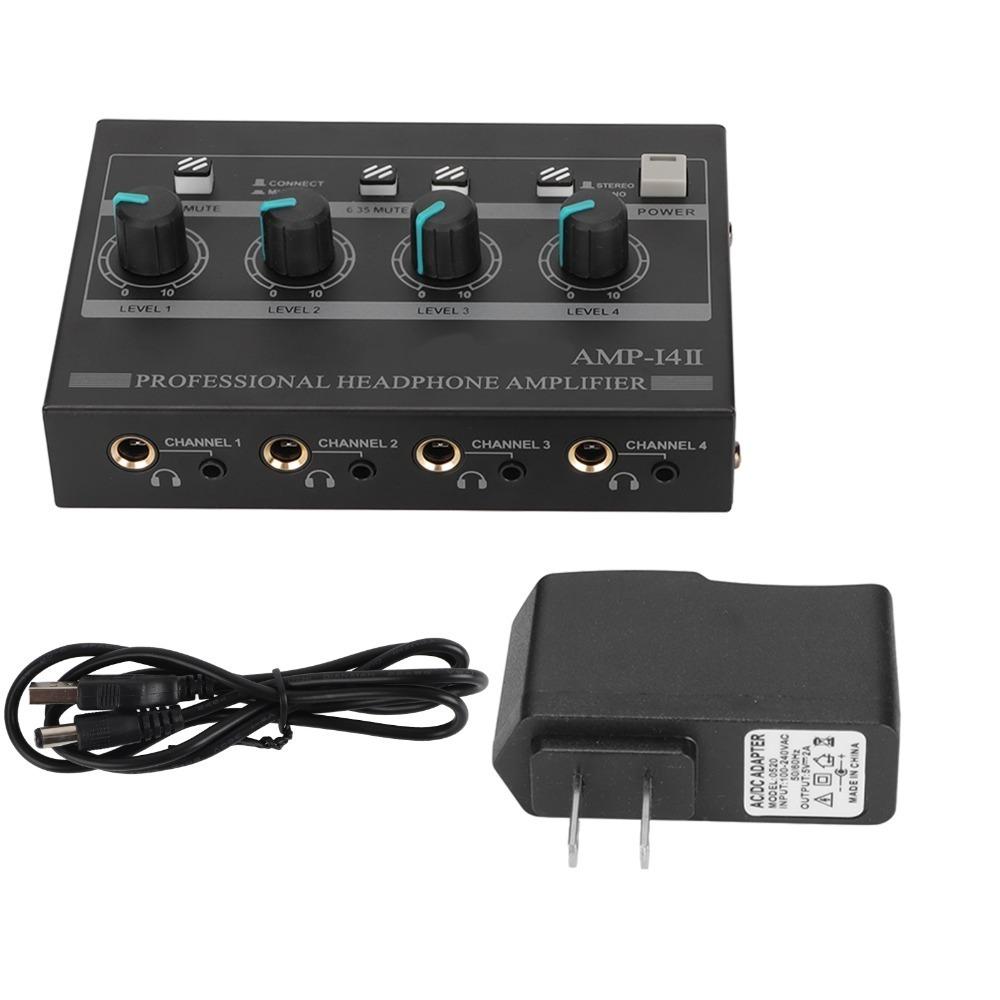 Multiple Inputs (for RCA/3.5mm/6.35mm) 4 Channel Headphone Amplifier  Podcast