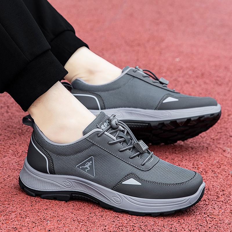 Warm, Non-Slip Walking and Running Shoes for Middle-aged and Elderly