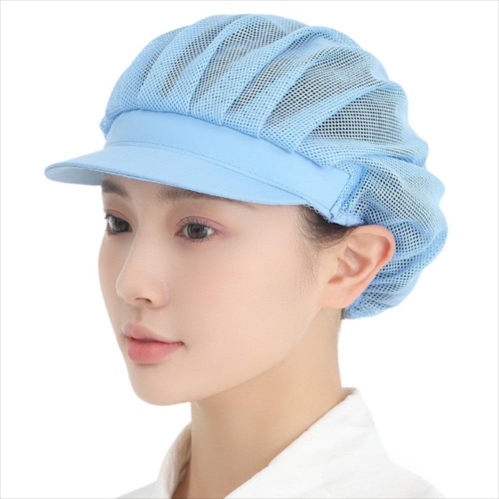 Oil Resistant Kitchen Work Cap Breathable Food Preparation Cap Chic Work Caps Food Handling