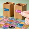 Custom Name Stickers - Personalized Waterproof Labels For School Books Pens Pencil Cases Coffee Cups | Fashionable Reusable