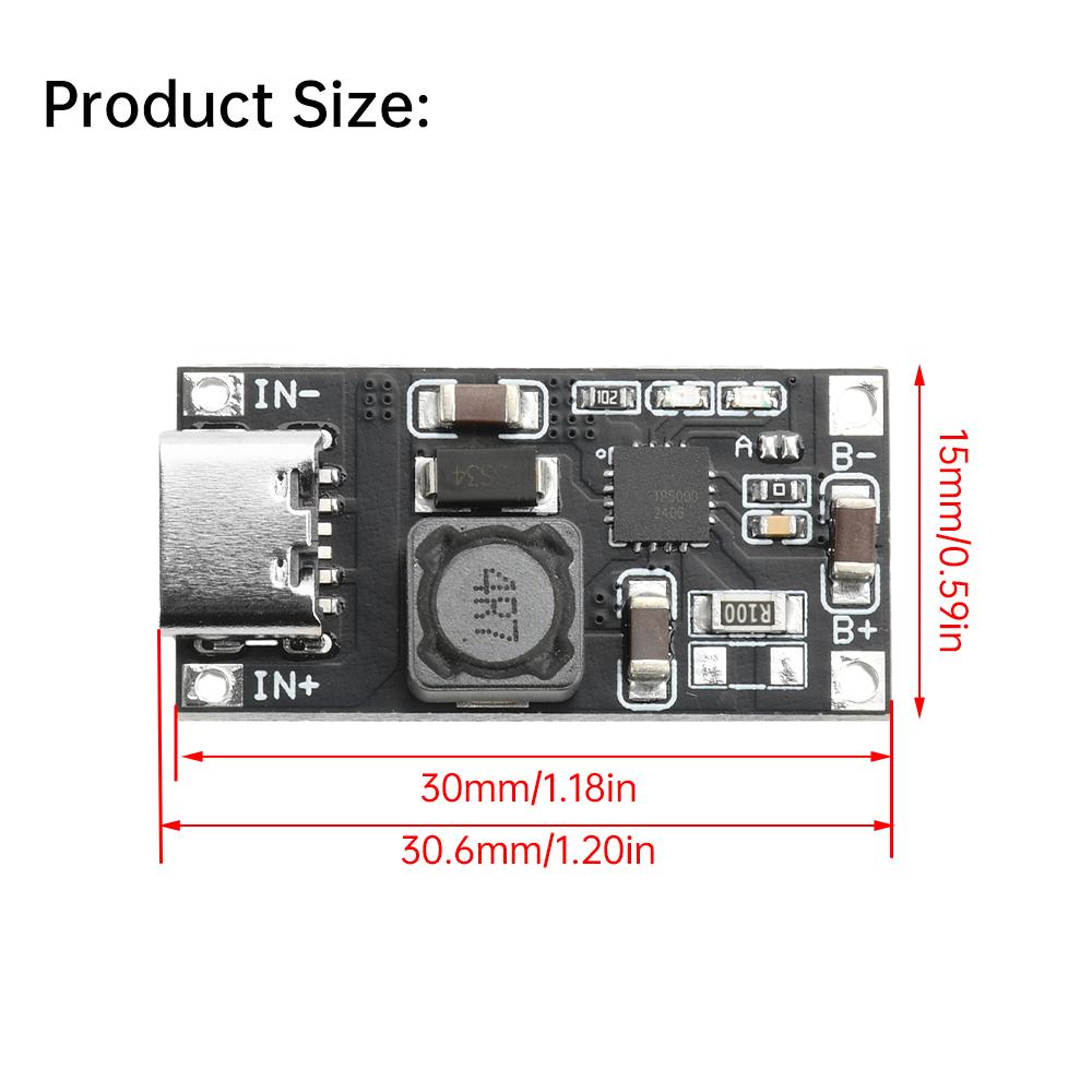 5PCS DC 4.5-9V TP5000 4.2V/3.6V 1A Li-ion Battery Charging Board Module Charging Management Power Module Board Type C