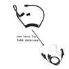 Black Accoustic Ear Tube+ Black Medium Earmold For Radio Earpiece