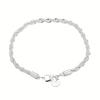Wholesal 925 Sterling Silver Bracelet Rope Romance Chain For Woman Men Fashion Engagement Party Wedding Jewelry Gift