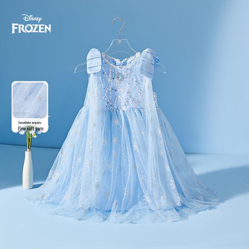 Disney Elsa Princess Summer Sleeveless Dress for Girls