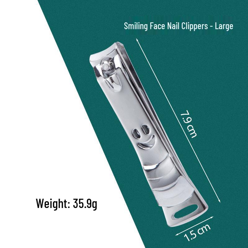 Nail Clippers Set: Small & Large with File - Manicure Tools