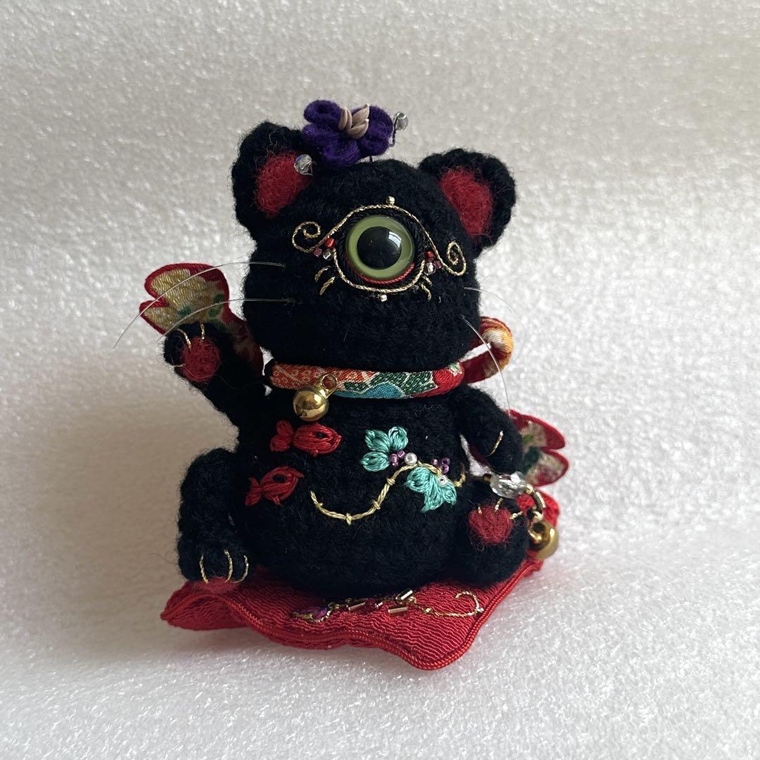 

[USED] xooxlife Artist Embroidery Teddy Bear Handmade Plush Wool Felt