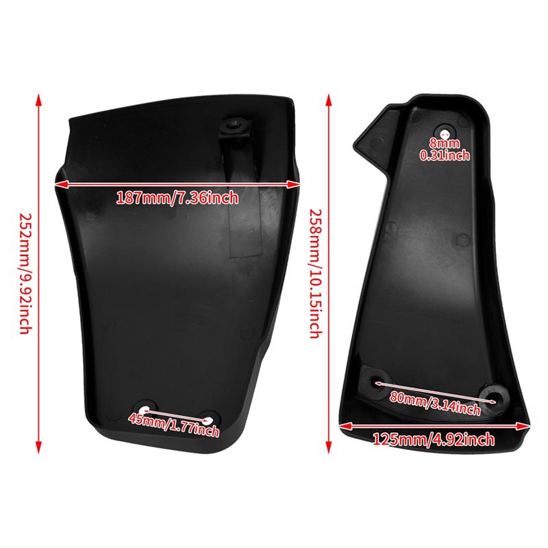 NEW-Battery Cover Side Cover Flat For  Softail M8 Breakout Fat Boy FXDR Fat Street Bob 18-21