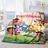 Dora Explorer Customize Your Name Blanket Multi-purpose Personalized Blanket Comfortable Perfect for Nap Picnics Couch Bed Four Seasons Universal