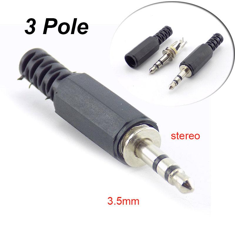 

3,5 мм аудиоразъем 2/3/4-полюсный моно/стерео штекер конвертер штекер гнездо адаптер для наушников 2pole