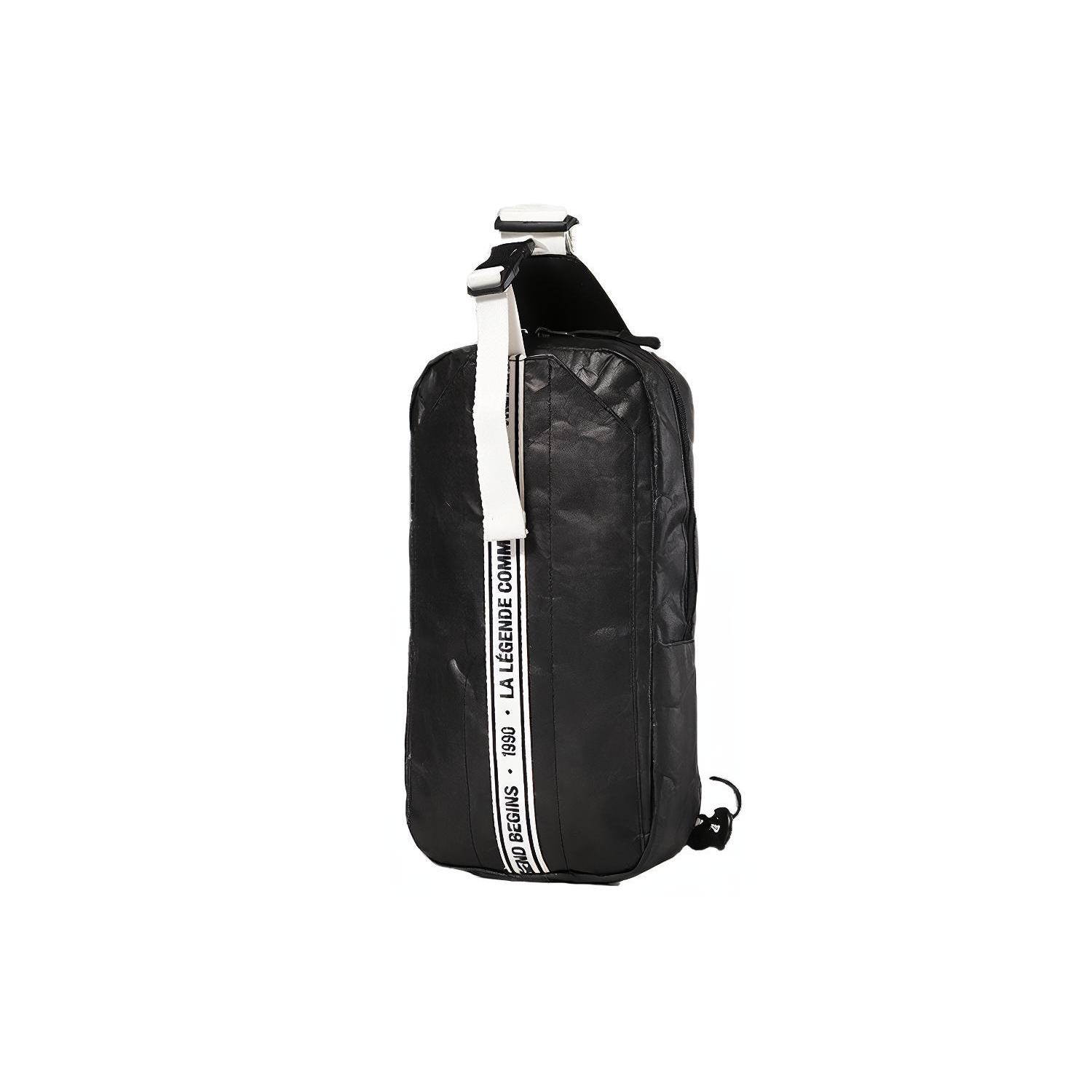 

New LiNing Polyethylene Sports Bag Shoulder Bag Crossbody Bag Regular Unisex Pure Black ABDN192-2 16.5*7.6*31.0CM