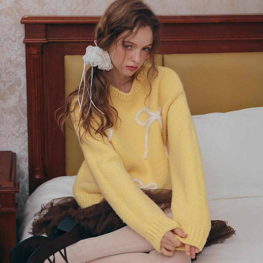 CEST MOIDEW Cest_Ribbon Pullover Sweater
