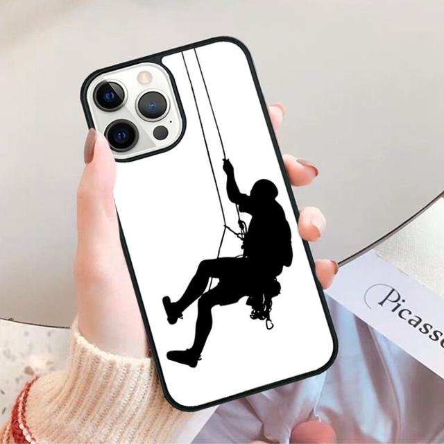 Mountain Climbing Phone Case for iPhone 17 Air 16 15 14 12 13 PLUS 11 PRO MAX Back Cover Fundas Shell