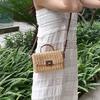 New Versatile Summer Woven Bag Straw Bag Women's Messenger Bag Portable Women's Bag Small Square Bag Vacation Beach Bag