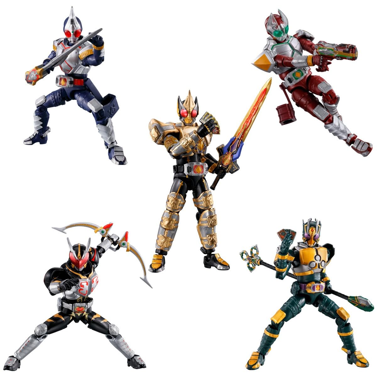 

BANDAI CHRONICLE Kamen Rider Blade Box Candy Toy SO-DO 12-Piece