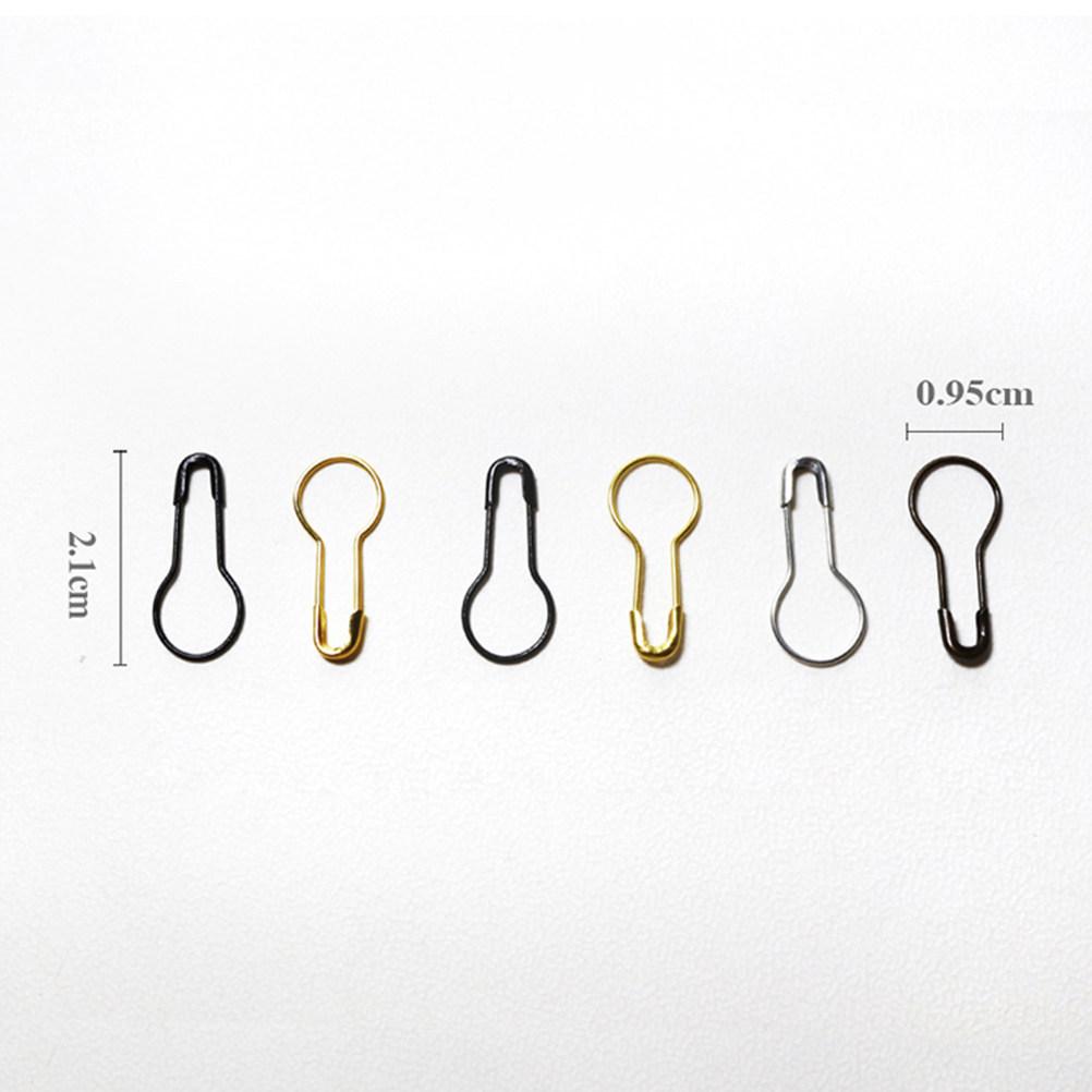 

1000pcs Safety Pins Creative Cucurbit Shape Durable Clothes Fabric Diapers Home Craft Use Pin For Dress Pin For Blanket серебряный