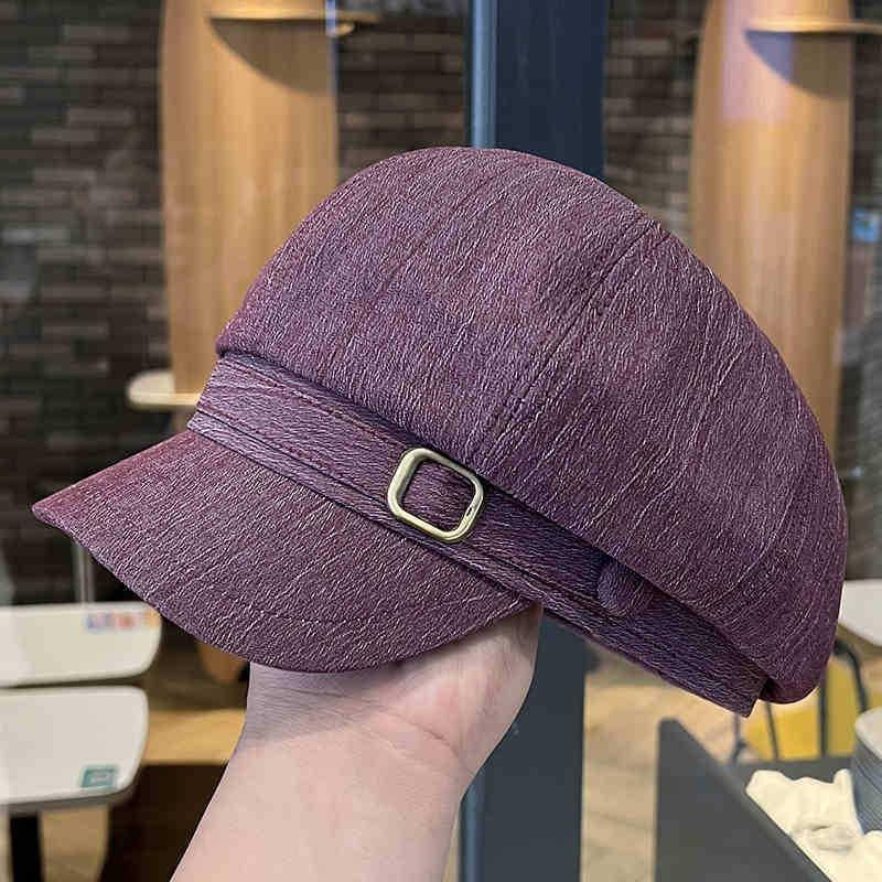 Women S Fashion Octagonal Hat Spring Summer Autumn Casual Large Size Painter Hat
