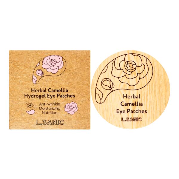

L.SANIC Herbal Camellia Hydrogel Eye Patches Гидрогелевые патчи с экстрактом камелии 60шт