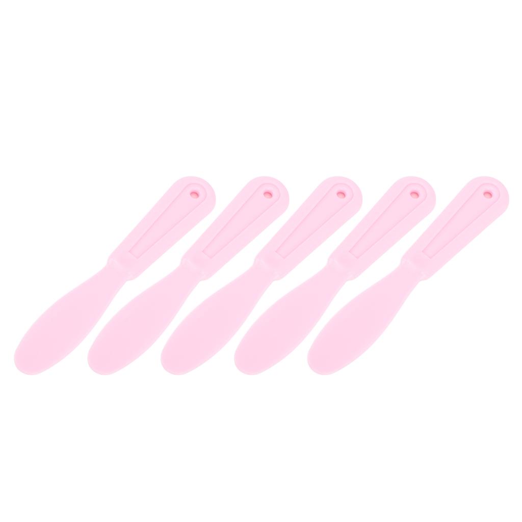 5PCS Plaster Spatula Plastic Ergonomic Design Easy to Clean Wear Resistant Mixing Stirring Spatula