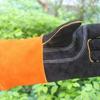 1 Pair Anti-Heat Work Safety Glove Labor Protection Welder Gloves Leather Welding  Gloves  Garden