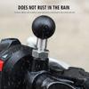 M8/M10 Screw Motorcycle Handlebar Mount Rearview Mirror Ball Head Clamp Base Stainless Steel Phone Holder Handlebar Bolt Bracket