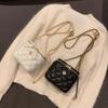New Mini Shoulder Bag Camellia Lingeries Chain Box Small Bag for Women Shoulder Bag Crossbody Bag