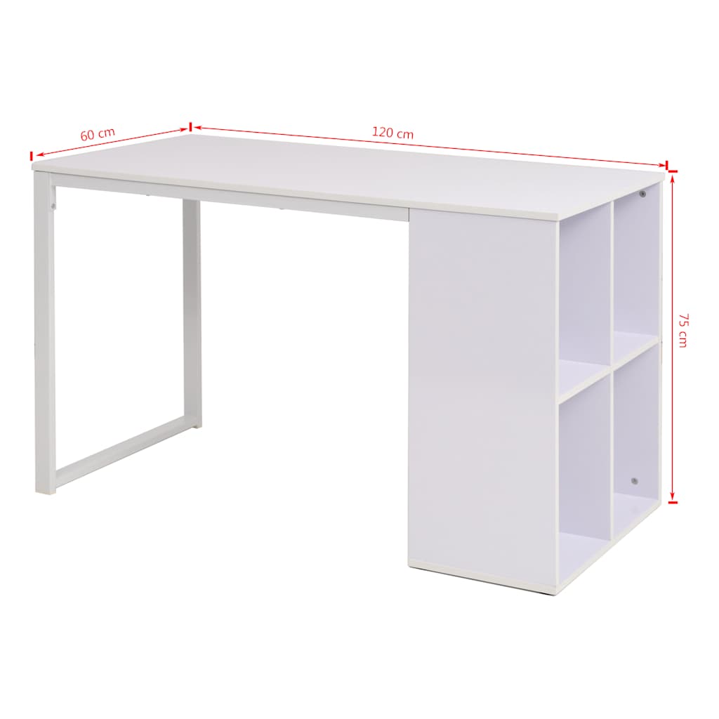 Desk 120*60*75 Cm White