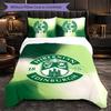 Biancheria da Letto a Tema Hibernian FC Set 3 Pezzi Copripiumino Biancheria da Letto Decorativa Per Stanza Adolescenti Decorazione Casa