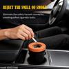 Rotating Lid Car Ashtray Plastic Metal Integrated Mini Smoke Holder Windproof Odor Isolation for Vehicle Desktop Home Gift