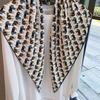 Pony versatile comfortable neck scarf with decorative high-end silk scarf clock in photo trend triangle scarf silk scarf