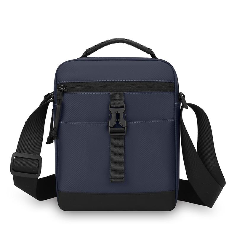 Messenger Sling Bags for Men Casual Oxford Small Zipper Crossbody Pouch Simple Mini Crossbody Phone Bag Male Side Shoulder Bag
