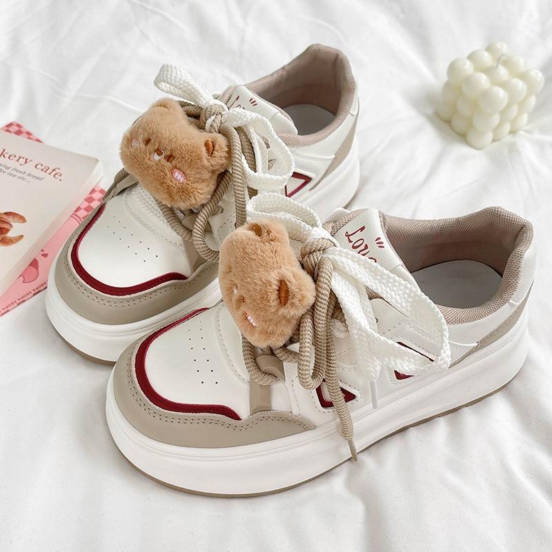 

Маленькие белые туфли на толстой подошве, повышающие подъем, спортивная обувь для сноуборда, женская обувь 40