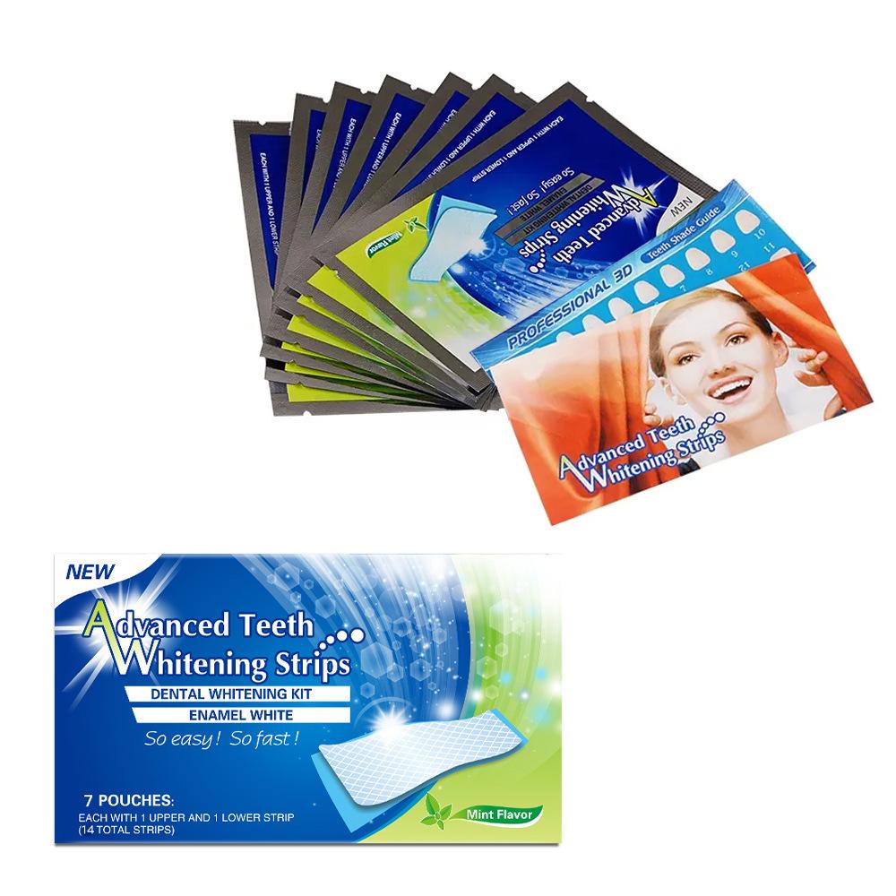 7Pairs Teeth Brightening Strips for Teeth 3D/5D/9D Whitener Strips Reduced Sensitivity White Strips for Teeth Whitening Products