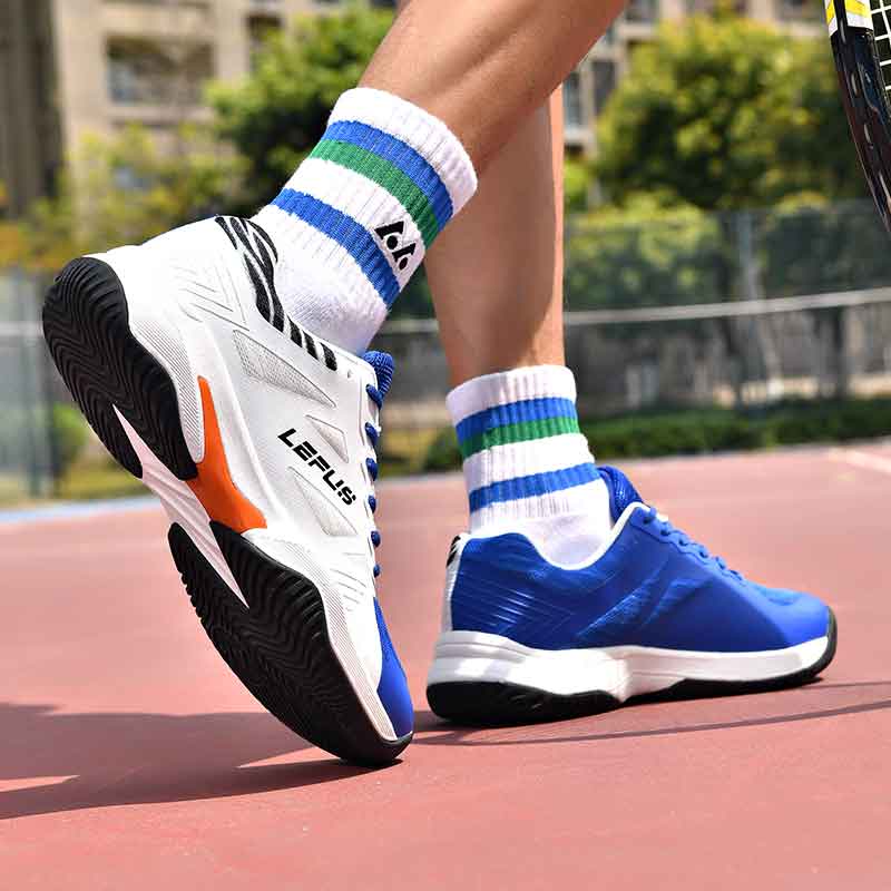 36-46 LEFUS Unisex Sneakers Shock-absorbing Anti-skid Wear-resistant and Breathable Badminton Shoes Professional Training Shoes