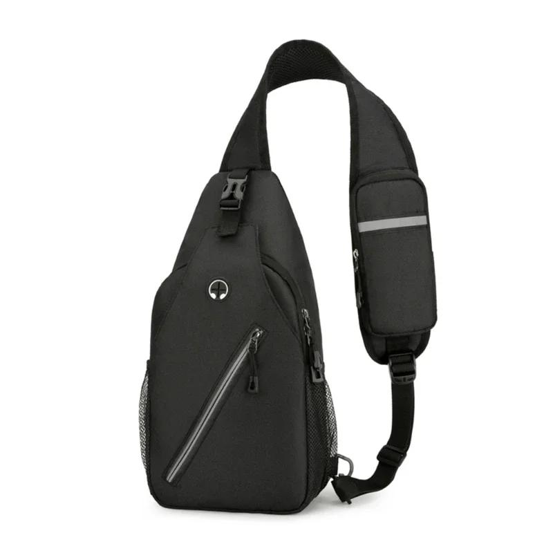 Fashion Boy Shoulder Bags Water Resistance Crossbody Bag Men Multi Functional Chest Bag Travel Sports Backpacks Handbag