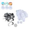 Button Maker Supplies Pin Back Button Parts 2.3in Diameter Widely Used Plastic Base Rustproof 100 Sets for Gift Making