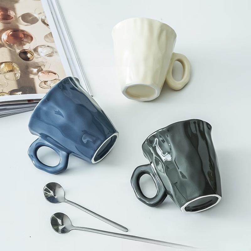 Oeny Simple Matte Ceramic Coffee Cup Set