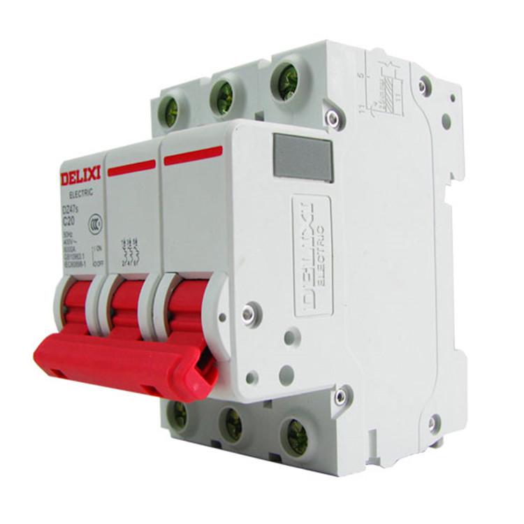 DELIXI DZ47S-63 3P Type C Mini Circuit Breaker Low Voltage Switch