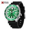 Oufannishi Waterproof Quartz Men's Watch with Luminous Dial, Rotating Bezel, and Calendar