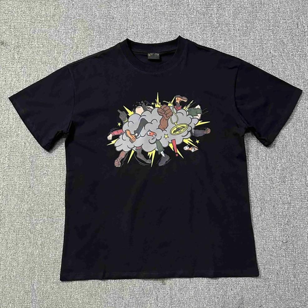 

Мода 2024 года, летняя мужская женская уличная футболка, роскошная брендовая футболка с коротким рукавом, дизайнерская футболка, топы в стиле хип-хоп, футболка Y2k 4XL