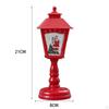 Christmas Lantern Figurine for Room with Musical Gifts, Decorative Night Light, Bedside Lamp