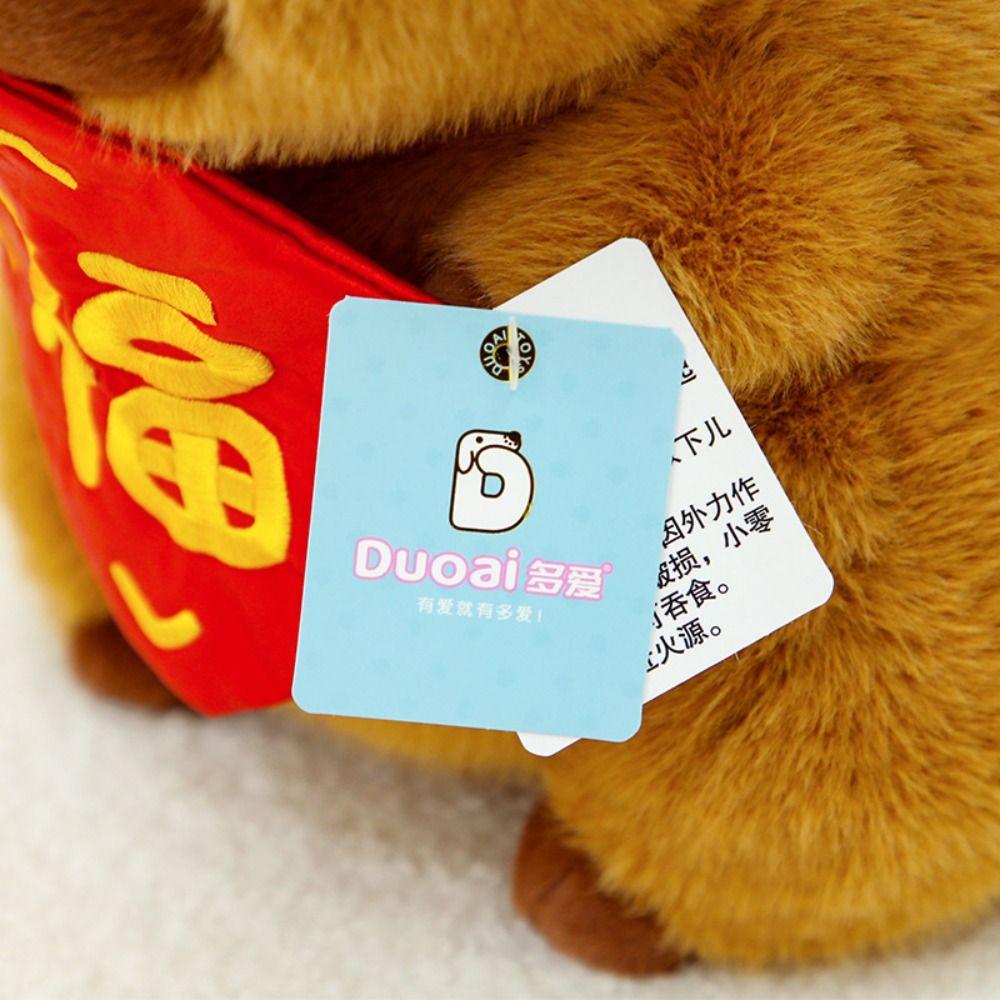Stuffed Capybara Plush Doll Soft Stuffed Capybara Doll Kawaii Simulation Capybara Toy  Home Decor