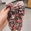 Floral Sweet Bow Hair Clip Women Girls Ribbon Bowknot Hair Pins Braid Barrettes Trend French Elegance Headwear Hair Accessory