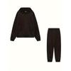 2024 Spring/Autumn Women's Fashion Thick Long-Sleeve Sweatshirt and Pants Set