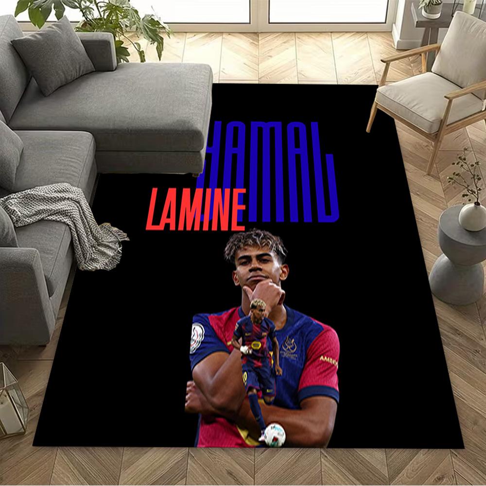 Lamine Yamal's Barcelona Debut Floor Mat Suitable for Entryway Dormitory Playrooms Kitchen Antislip Carpet Decorate Offices
