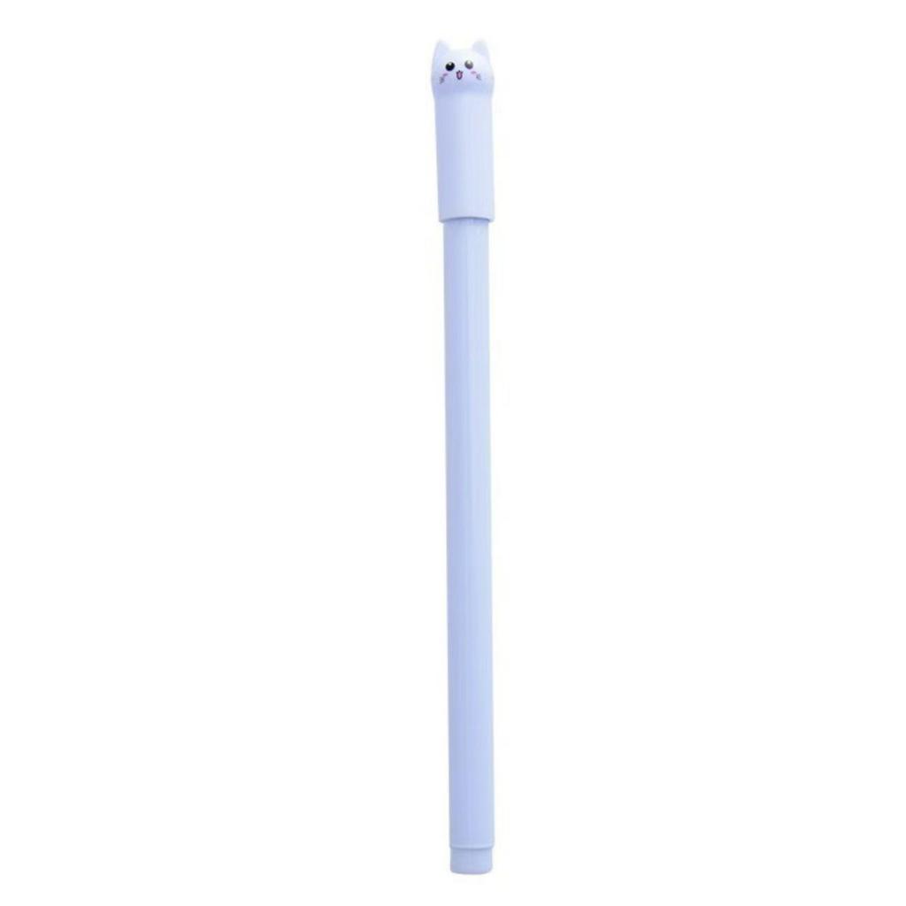 Korean Cat-Themed Wagging Tail Neutral Pen, 0.5mm Black Ink for Students