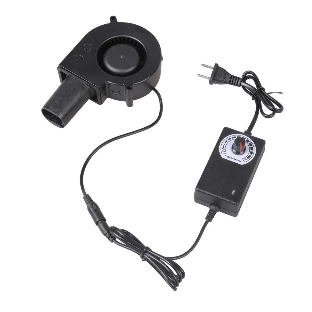 Powerful 5200RPM 12V Violent Fan With Plastic Nozzle Pet House Exhaust Fan For Electronics Cooling And Exhaust System
