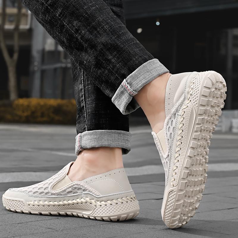 Men's Casual Shoes Slip On Breathable Mesh Shoes